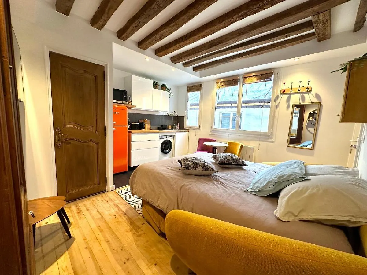 Mytripinparis - Quiet & Fully Renovated Studio פריז
